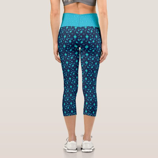 Leggings Capri Connected Minds Pattern 2 (Verso)