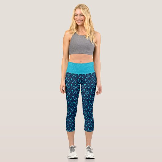 Leggings Capri Connected Minds Pattern 2 (Recto)