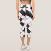 Leggings Capri Construction Abstraite (tuiles) (Verso)