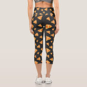 Leggings Capri Cool et fun pizza tranches motif (Verso)