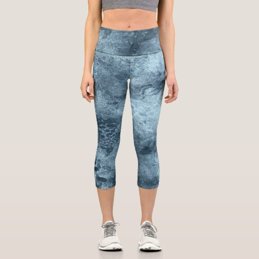 Leggings Capri Corail bleu (Recto)