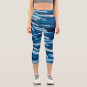 Leggings Capri Corde bleue (Recto)