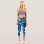 Leggings Capri Corde bleue (Recto)