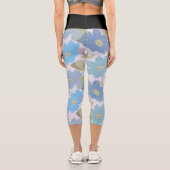 Leggings Capri Cosmos gras et bleu (Verso)