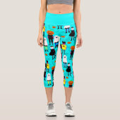 Leggings Capri costume halloween enfants mime bats (Recto)