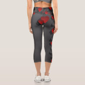 Leggings Capri Costumes de carte de jeu 3D Poker (Verso)