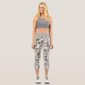 Leggings Capri "Couche royale : Une pile de cartes de poker des r (Recto)