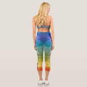 Leggings Capri Couleur cravate Chakra (Verso)