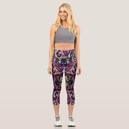 Leggings Capri Couleur de vidage (Recto)
