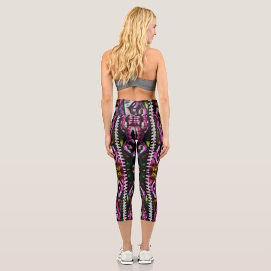 Leggings Capri Couleur de vidage (Verso)