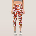 Leggings Capri Couleur d'eau Maple Leaf Citrouille Acorn Chat Fox<br><div class="desc">Ce motif mignon et cool est parfait pour les saisons automne et automne. Il présente un renard rouge, noir et blanc peint à la main, des feuilles d'aquarelle brun, châtaignier et rouge bordeaux, des petits glands bruns et des citrouilles oranges sur un arrière - plan blanc simple. Son art, moderne,...</div>