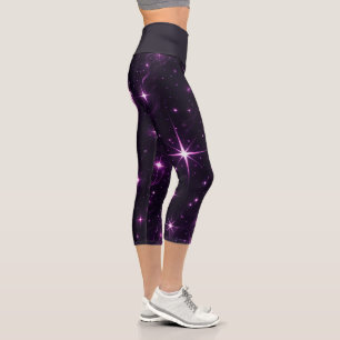Leggings Capri Couleur du crépuscule cosmique