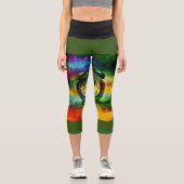 Leggings Capri Couleur mixte (Recto)