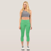 Leggings Capri couleur Paris vert (Recto)