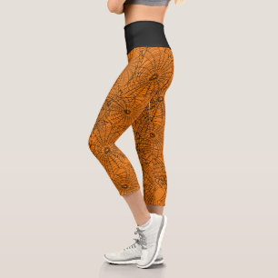 Leggings Capri Couleur personnalisée des toiles d'araignées d'Hal