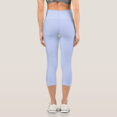 Leggings Capri Couleur uni clair perwinkle bleu clair (Verso)