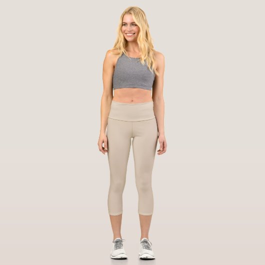 Leggings Capri Couleur uni ton (Recto)