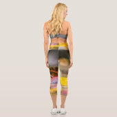 Leggings Capri Couleurs d'automne (Verso)
