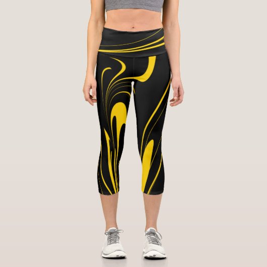 Leggings Capri Couleurs de bourdon (Recto)