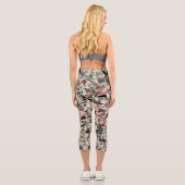Leggings Capri Couleurs de fin d'automne (Verso)