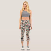 Leggings Capri Couleurs de fin d'automne (Recto)