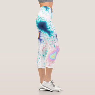 Leggings Capri Couleurs éclectiques vives