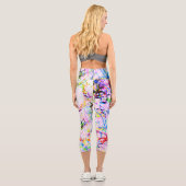 Leggings Capri Couleurs folles (Verso)