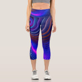 Leggings Capri Courbure de l'espace (Recto)