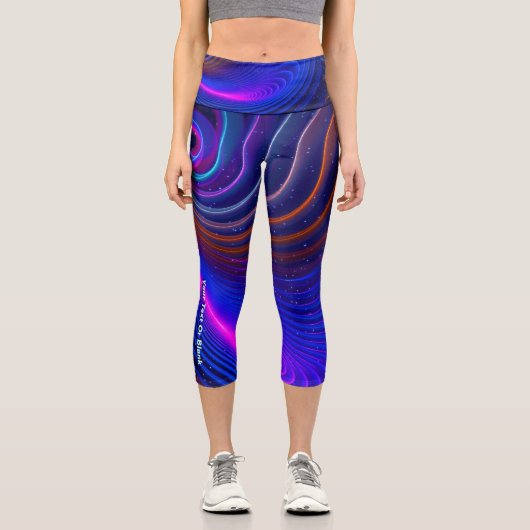 Leggings Capri Courbure de l'espace (Recto)