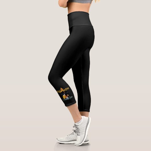 Leggings Capri Coureurs de Thanksgiving - Run Now Pie Plus Tard (Gauche)