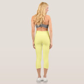 Leggings Capri Craie jaune (Verso)