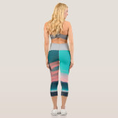 Leggings Capri Crâne coloré (Verso)