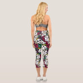 Leggings Capri Crâne transparent (Verso)