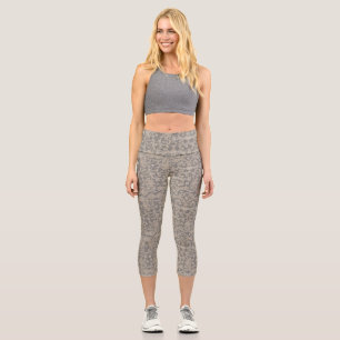 Leggings Capri Création de broderie au crochet