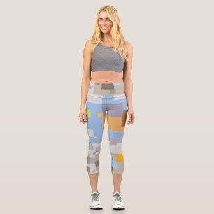 Leggings Capri Création de Motif Abstrait