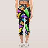 Leggings Capri Création de Motif de pastèque 7 (Verso)