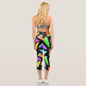 Leggings Capri Création de Motif de pastèque 7 (Verso)