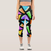 Leggings Capri Création de Motif de pastèque 7 (Recto)