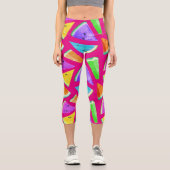 Leggings Capri Création de motif de pastèque 9 (Recto)