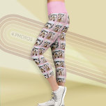 Leggings Capri Créer un collage photo personnalisé avec 4 photos<br><div class="desc">Utilisez vos photos ou photos préférées de 4 carrés pour faire un souvenir amusant à partager avec vos amis. Un vêtement unique, entièrement recouvert de petites photos. Pour obtenir de meilleurs résultats, recadrez toutes vos photos en carré avant de les télécharger sur ce collage. Vous pouvez également modifier la couleur...</div>