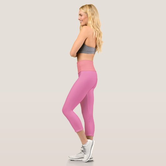 Leggings Capri Créez votre propre jambe Capri haute taille person (Gauche)