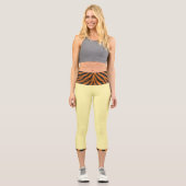 LEGGINGS CAPRI "CRÈME BENGALI" - TAILLE HAUTE (Recto)