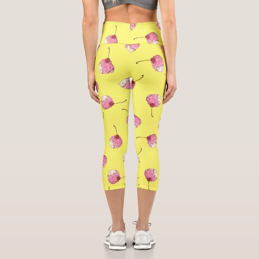 Leggings Capri Crème glacée (Verso)