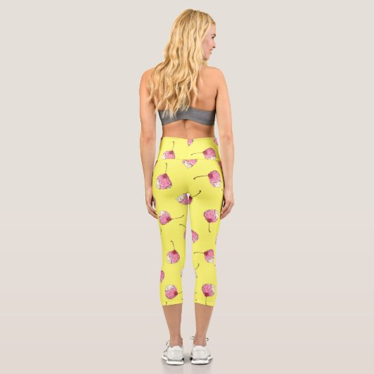 Leggings Capri Crème glacée (Verso)