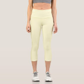 Leggings Capri Crème solide (Recto)