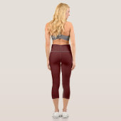 Leggings Capri Crocodile rouge - Impression (Verso)