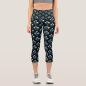 Leggings Capri Crocus bleus (Recto)