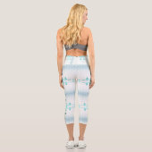 Leggings Capri Croix de fleurs (Verso)