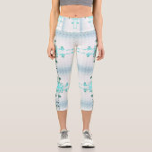 Leggings Capri Croix de fleurs (Recto)