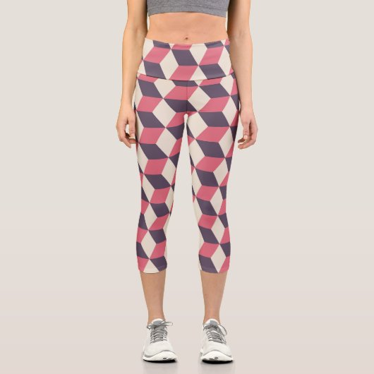 Leggings Capri Cubes 3d (Recto)